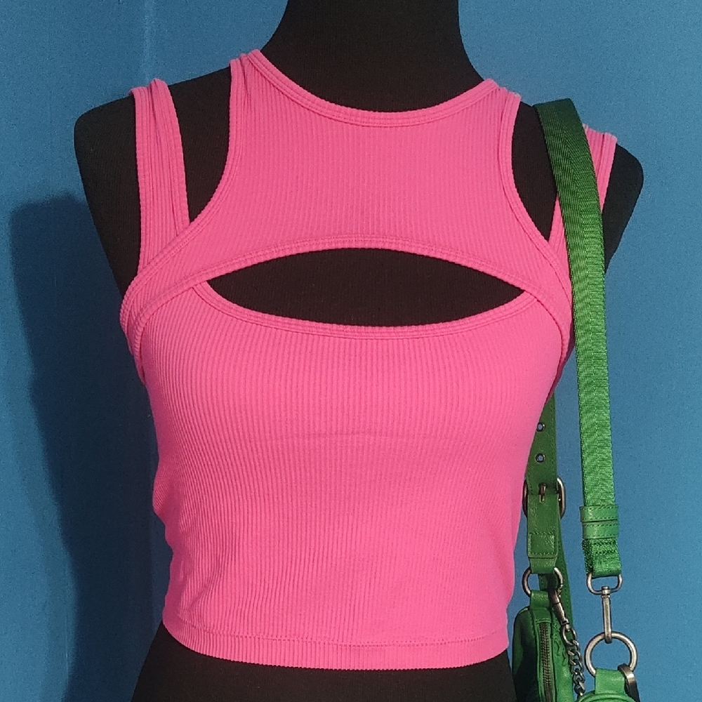 Hot Pink Crop Top